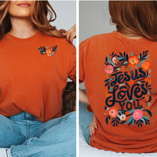 Jesus Loves You (Floral)